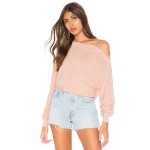 Majorelle / Revolve Button Sleeve sweater